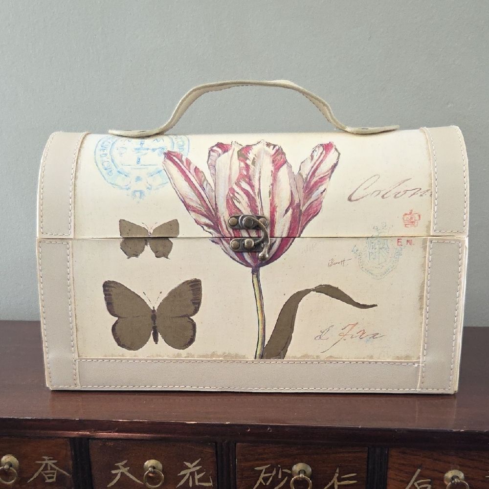 Chad Barrett Vintage Art In Motion Floral Chest